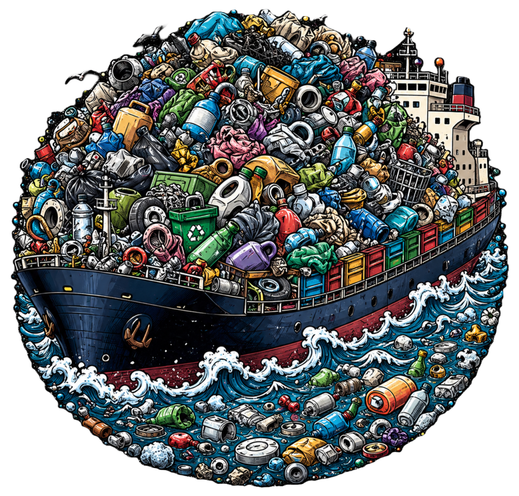 Colonialismo de la basura: el Norte consume, el Sur se contamina.